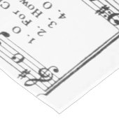 Chemin De Table Court Cahier de Noël (Coin)