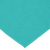Chemin De Table Court Calme & simple Fond texturé turquoise (Coin)