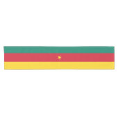 Chemin De Table Court Cameroun drapeau Table Runner (Horizontal)