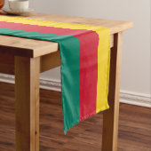 Chemin De Table Court Cameroun drapeau Table Runner (In Situ)