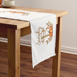 Chemin De Table Court Caminho de Mesa "Simply Blessed"