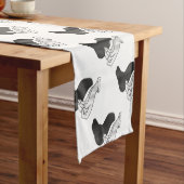 Chemin De Table Court Camion Silhouette à la main (In Situ)