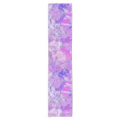 Chemin De Table Court Camo Abstrait tendance rose violet bleu (Devant)