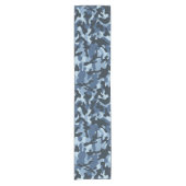 Chemin De Table Court Camouflage bleu (Devant)