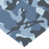 Chemin De Table Court Camouflage bleu (Coin)
