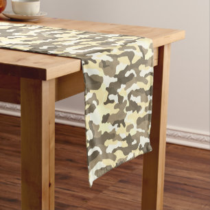 Chemin De Table Court Camouflage du désert