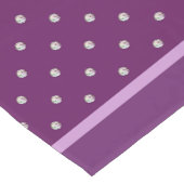 Chemin De Table Court Cardinal Red Rosace (Coin)