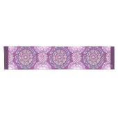 Chemin De Table Court Cardinal Red Rosace (Horizontal)