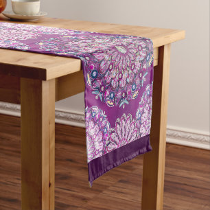 Chemin De Table Court Cardinal Red Rosace