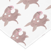 Chemin De Table Court Caricature amusante de Aardvark (Coin)