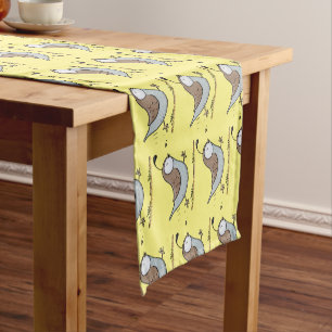 Chemin De Table Court Caricature de caille californienne joli