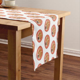 Chemin De Table Court Caricature de Churro