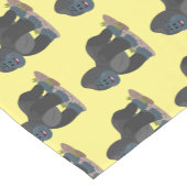 Chemin De Table Court Caricature de gros gorilles joyeux (Coin)