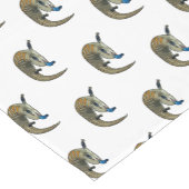 Chemin De Table Court Caricature en bleu (Coin)