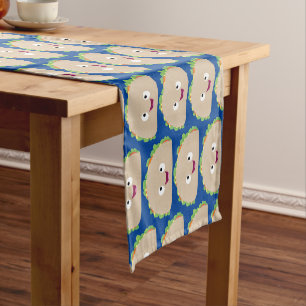 Chemin De Table Court Caricature joli sourire taco dessin animé