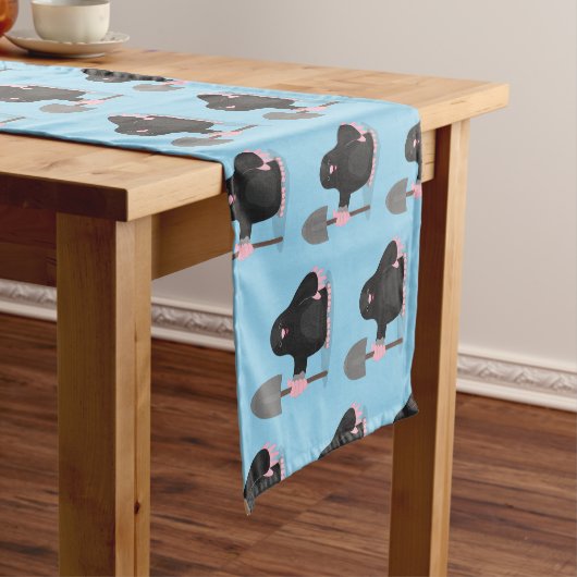 Chemin De Table Court Caricature mole joyeux (In Situ)