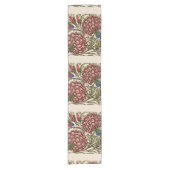 Chemin De Table Court Carnation Carrelage Fleur Antique Art Rustique (Devant)