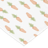 Chemin De Table Court Carotte aquarelle de Pâques (Coin)