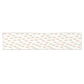 Chemin De Table Court Carotte aquarelle de Pâques (Horizontal)