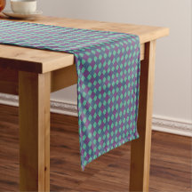 Carreau Quatrefoil Marocain Vert Jade et Violet
