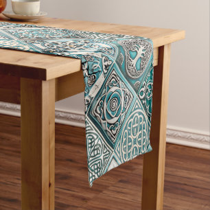 Chemin De Table Court Carreaux celtes irlandais