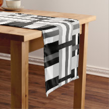 Carreaux en noir, blanc et gris