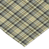 Chemin De Table Court Carreaux tartan brun-jaune. (Coin)