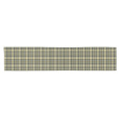 Chemin De Table Court Carreaux tartan brun-jaune. (Horizontal)