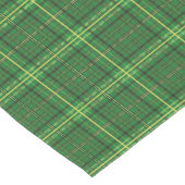 Chemin De Table Court Carreaux Verts  (Coin)