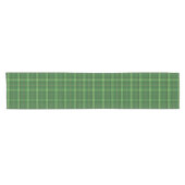 Chemin De Table Court Carreaux Verts  (Horizontal)