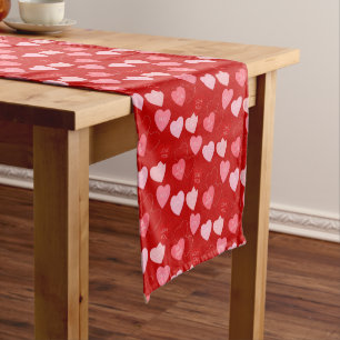 Chemin De Table Court Cascade Candy Heart