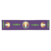 Chemin De Table Court Célébrez la chaleur du soleil de Yule (Horizontal)