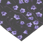 Chemin De Table Court Cellules bleues de minuit, cloches, Bellflowers (Coin)