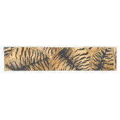 Chemin De Table Court Cellules fourrures de Tigre D'Or (Horizontal)