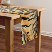 Chemin De Table Court Cellules fourrures de Tigre D'Or (In Situ)