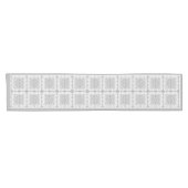 Chemin De Table Court Céramique gris dentelle (Horizontal)