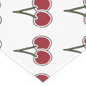 Chemin De Table Court Cerises (Coin)