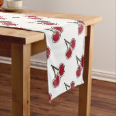 Chemin De Table Court Cerises (In Situ)