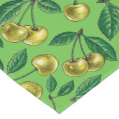 Chemin De Table Court Cerises jaunes (Coin)