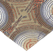 Chemin De Table Court Cernes des arbres africains (Coin)