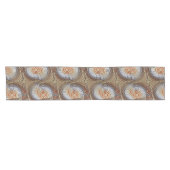 Chemin De Table Court Cernes des arbres africains (Horizontal)