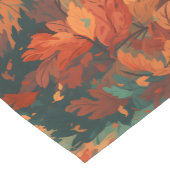 Chemin De Table Court Chaleureux Feuilles rustiques d'aquarelle - Boho e (Coin)