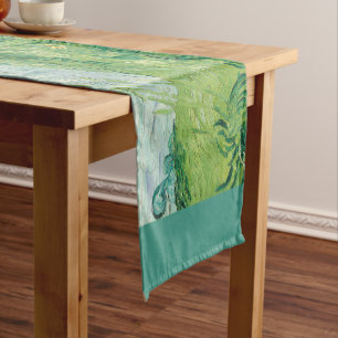 Chemin De Table Court Champs de blé vert Van Gogh Art Vintage
