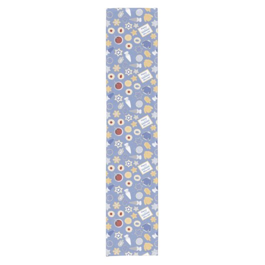 Chemin De Table Court Chanukah cookie party (Devant)