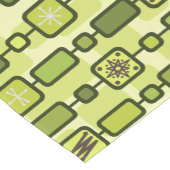 Chemin De Table Court Chartreuse de l'art géométrique atomique rétro (Coin)