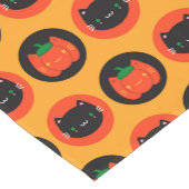 Chemin De Table Court Chats Citrouilles de Kawaii Halloween (Coin)