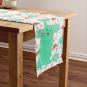 Chemin De Table Court Chats en pluie (In Situ)