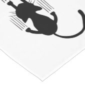 Chemin De Table Court Chats et Empreintes de pattes glissants (Coin)