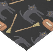 Chemin De Table Court Chats, salons et Citrouilles | Halloween (Coin)