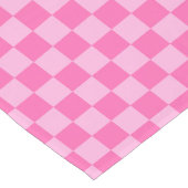 Chemin De Table Court Chaud Pink Checkerboard (Coin)